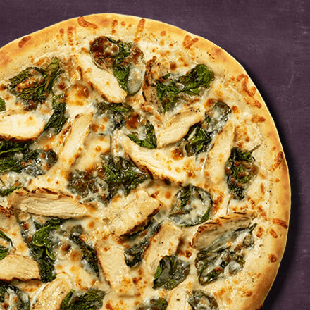 Casey's Chicken Alfredo Pizza