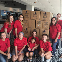 Casey's Employees Volunteering with Meals from the Heartland