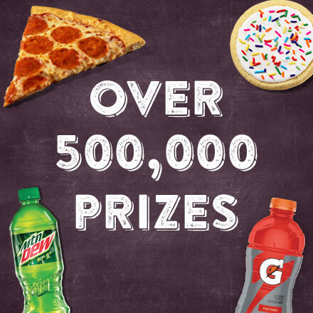 Over 500,000 prizes