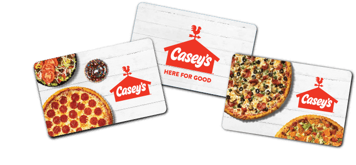 Three Casey's Gift Cards