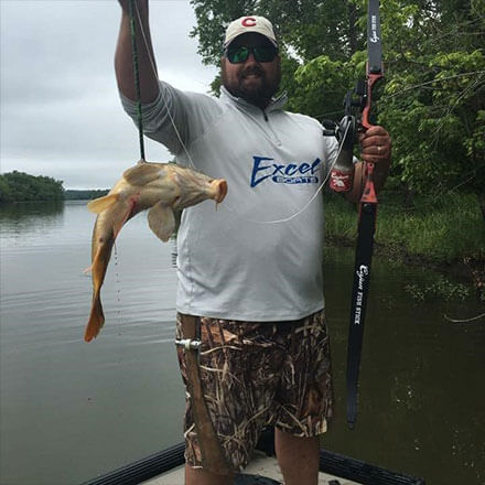 Anthony Cubbage holding a fish