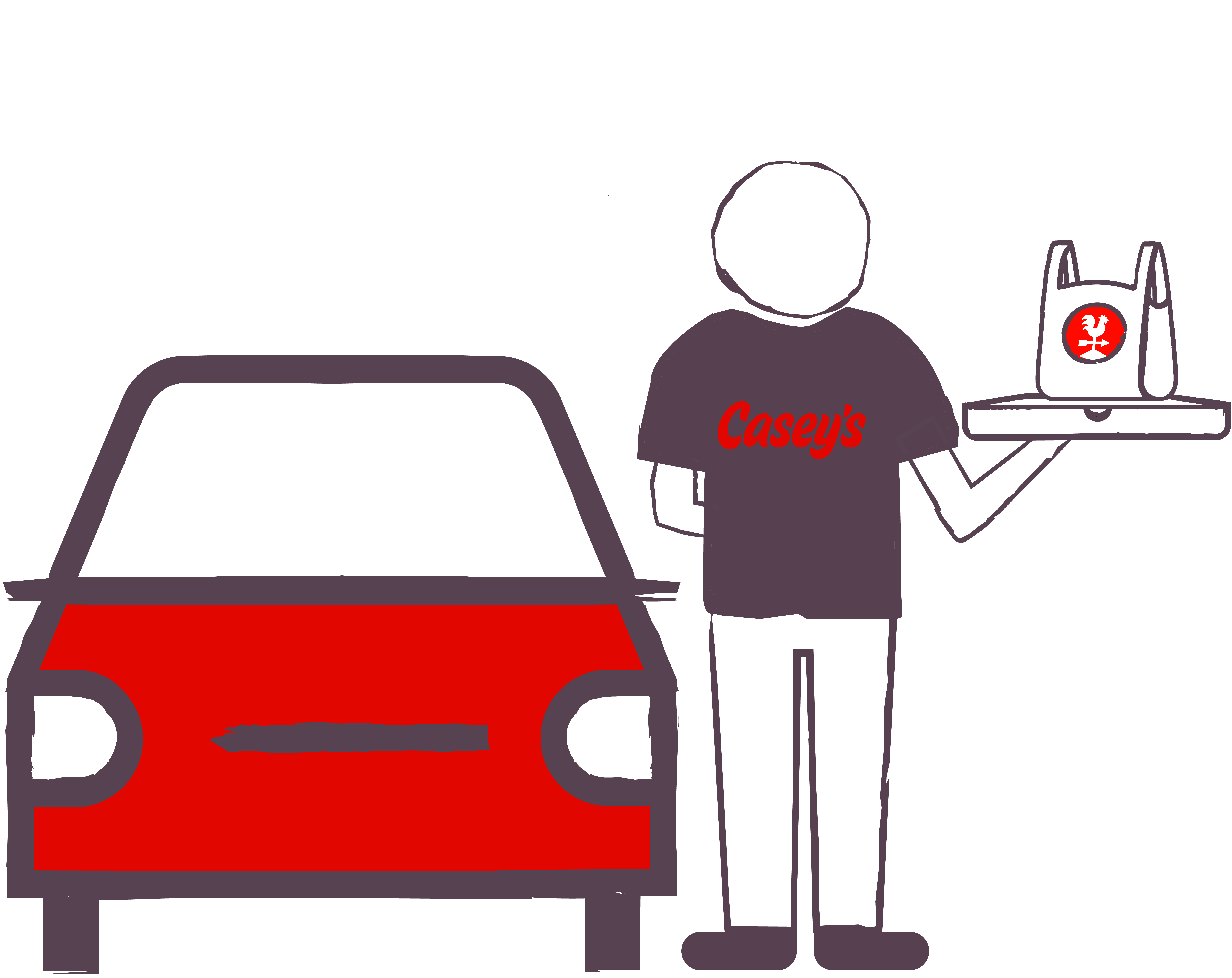 Casey's curbside pickup icon