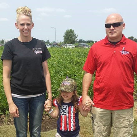 Nick Guernsey and family